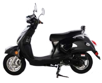 50cc retro moped scooter